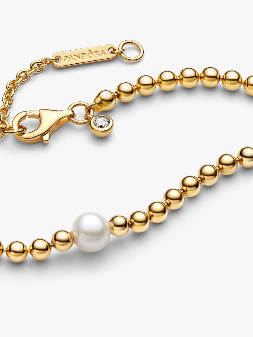 Collana con Perla d’Acqua Dolce Coltivata e Sfere