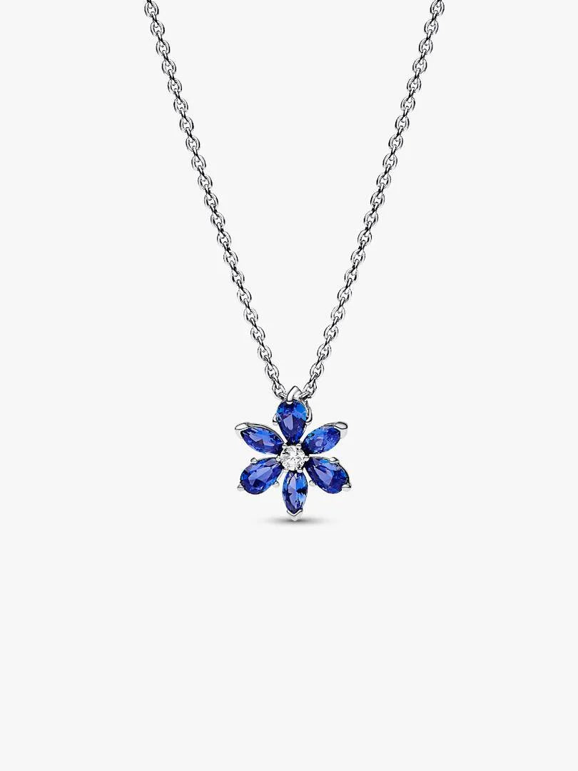Collana Pendente Herbarium Fiore Blu