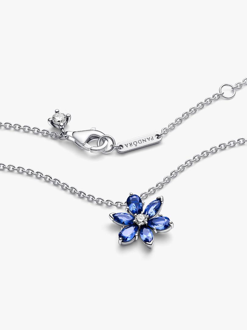 Collana Pendente Herbarium Fiore Blu