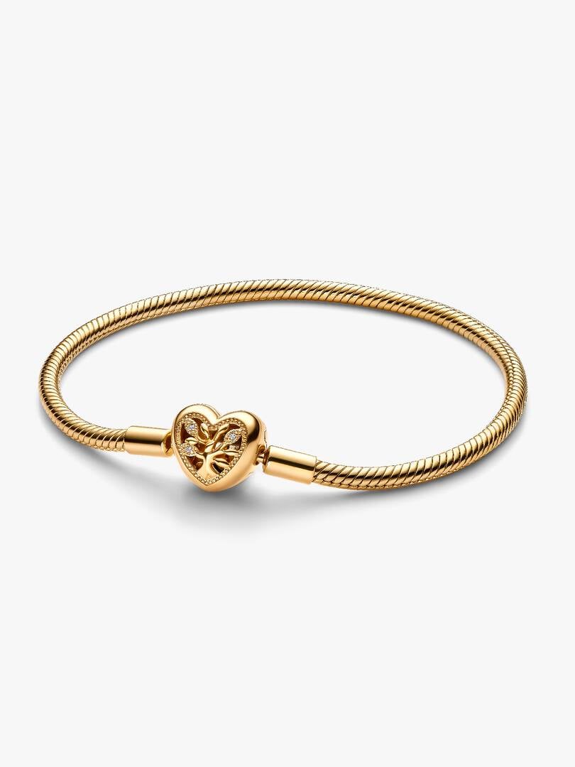 Bracciale Moments con Chiusura a Cuore albero della Famiglia