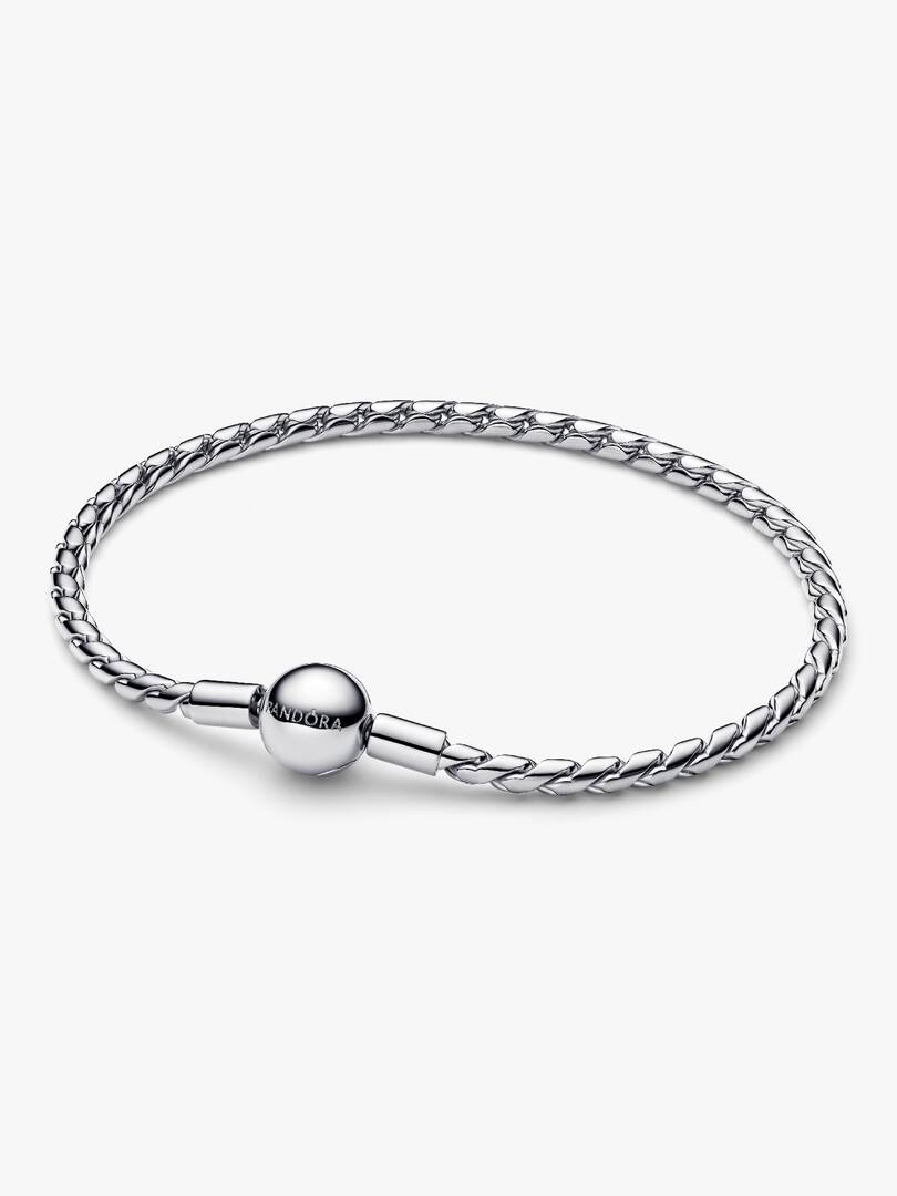 Bracciale Maglia Spiga con Chiusura a Sfera