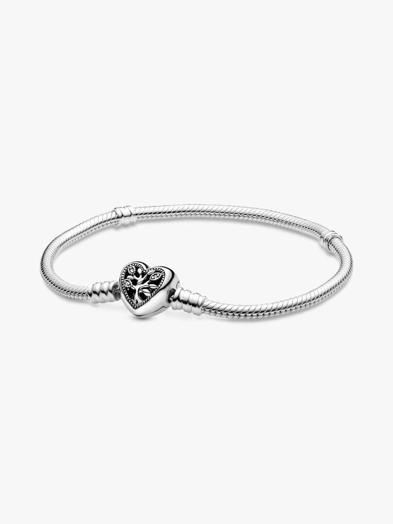 Bracciale Moments con Chiusura a Cuore albero della Famiglia