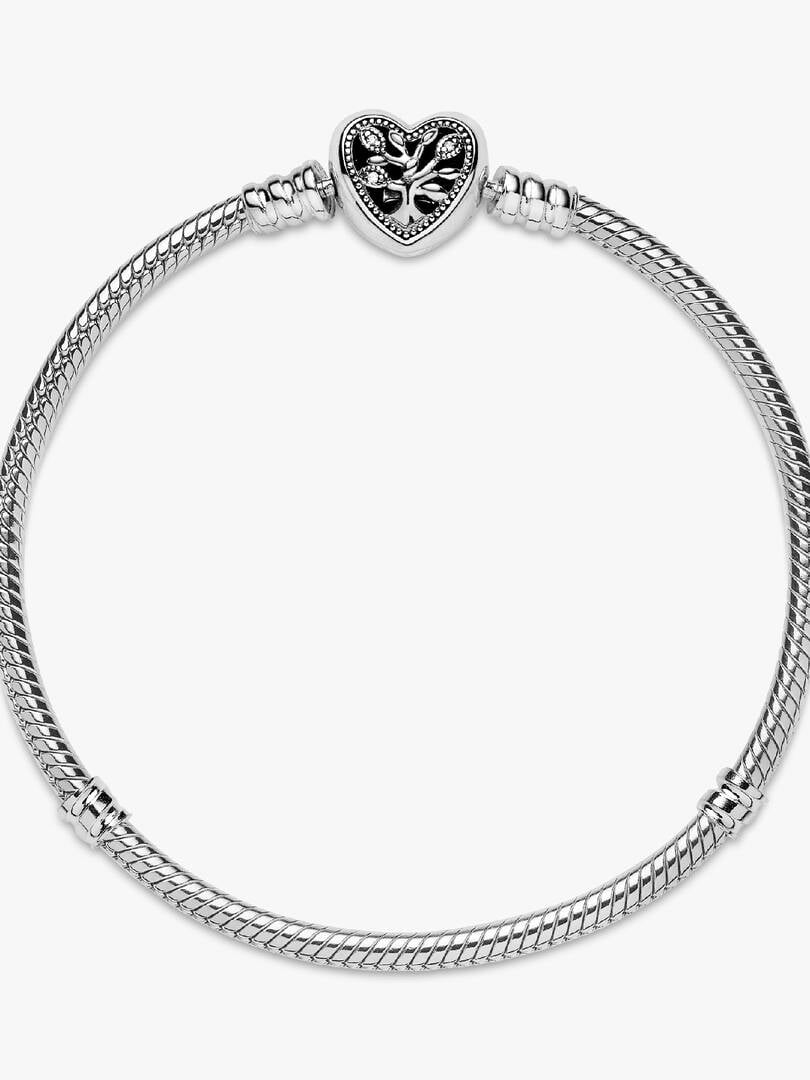 Bracciale Moments con Chiusura a Cuore albero della Famiglia