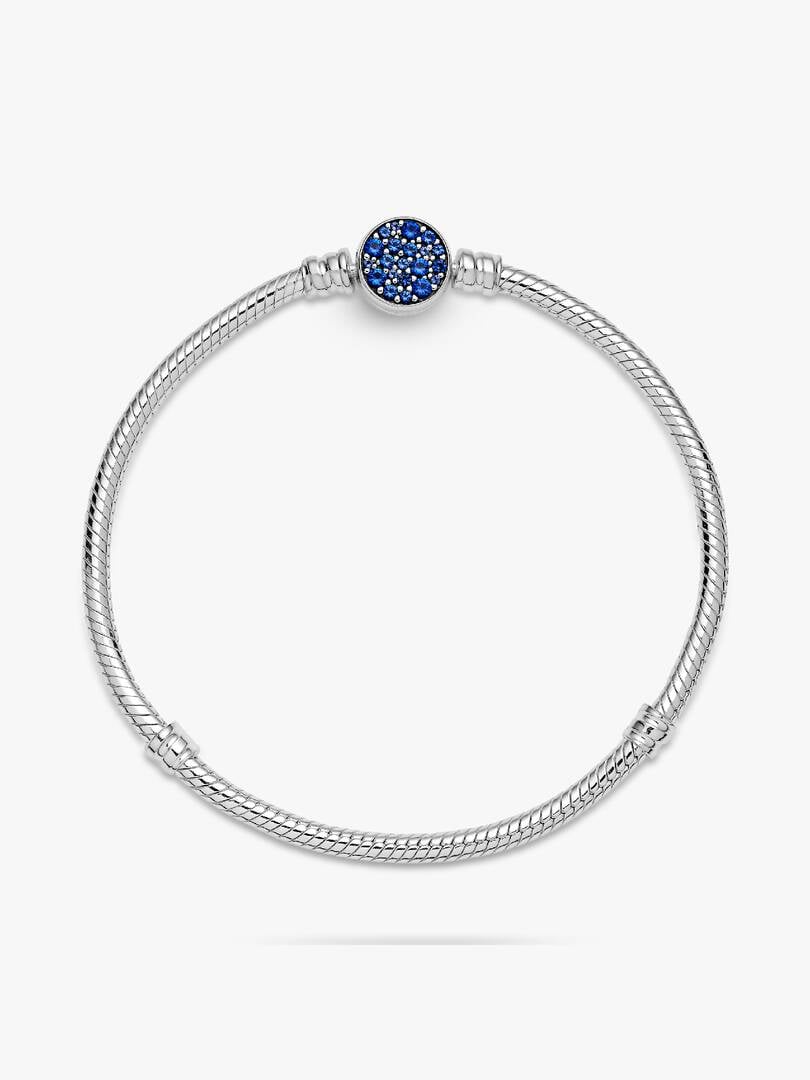 Bracciale Moments con Chiusura Pietre Blu