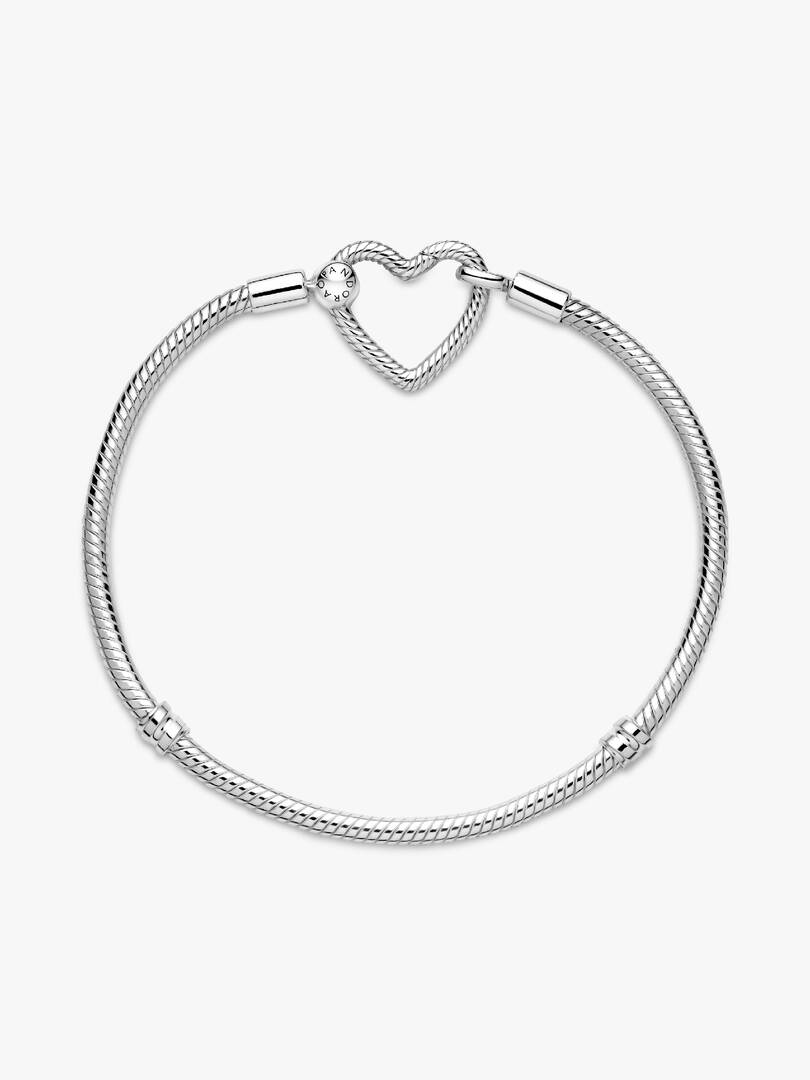 Bracciale Moments con Chiusura a Cuore Componibile