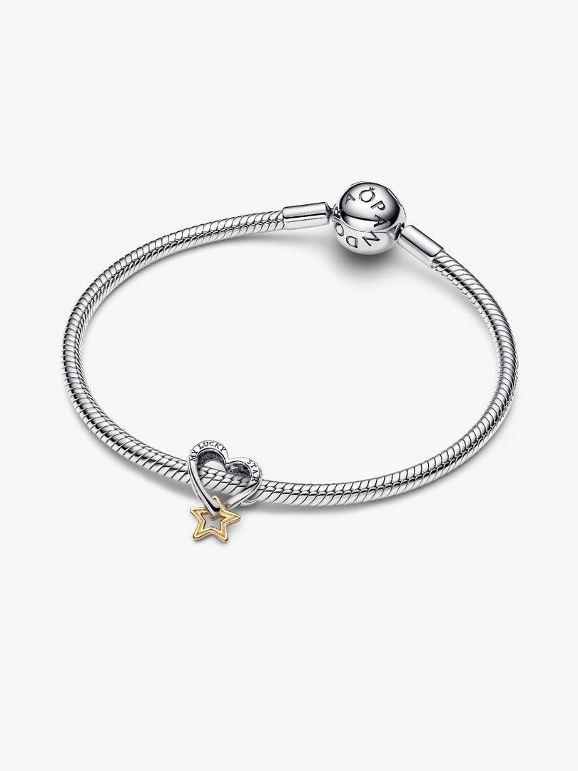 Charm Openwork Cuore e Stella "My Lucky Star"