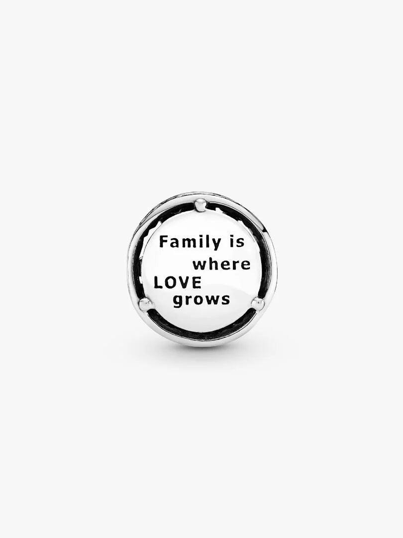 Charm Bottone Albero della Famiglia