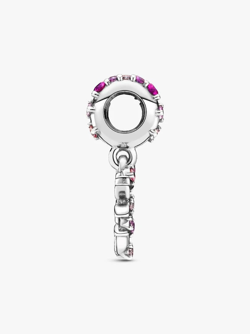 Charm Pendente Albero della famiglia Pietre rosa