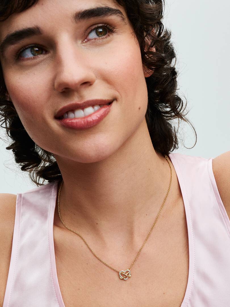 Collana Cuore Infinito Pietre Luminose