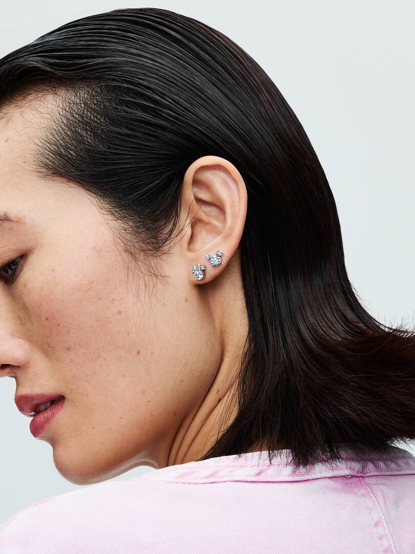 Disney, Orecchini Scintillanti Mickey Mouse e Minnie Mouse