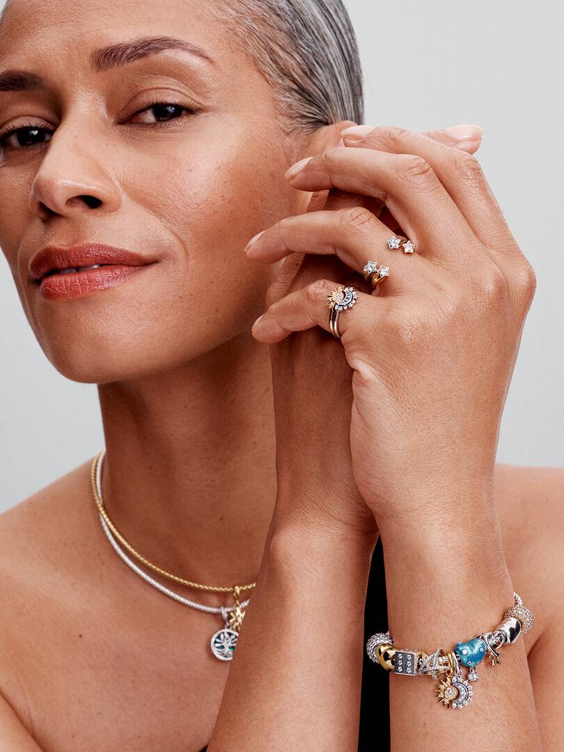 Charm Openwork Cuore e Stella "My Lucky Star"