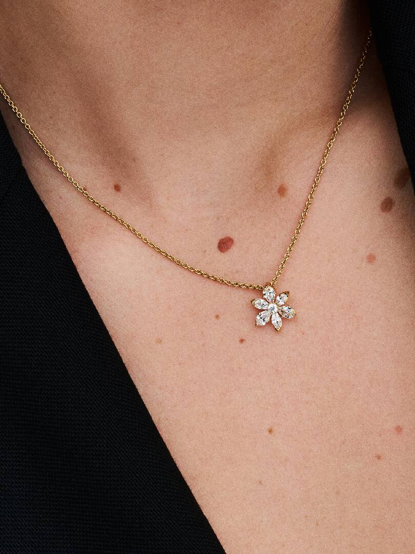 Collana Pendente Herbarium Fiore Luminoso