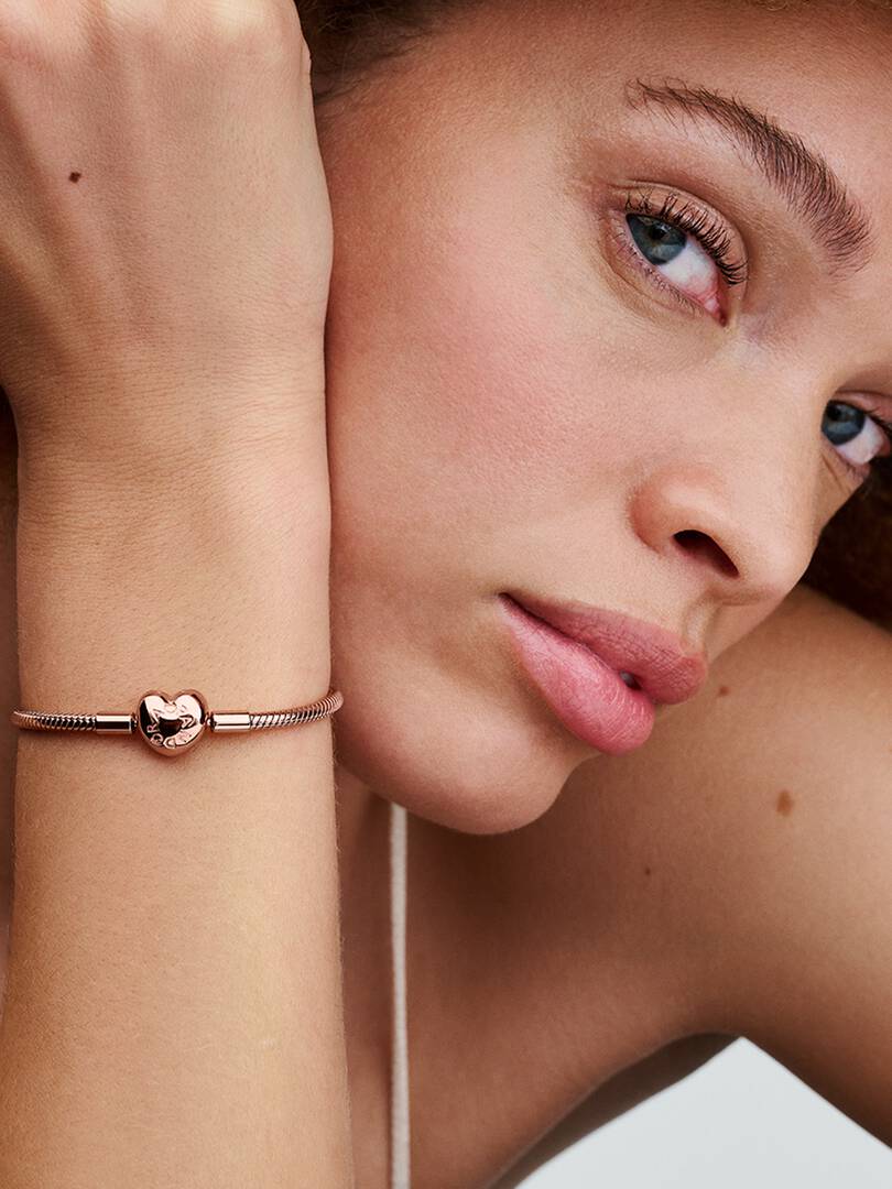 Bracciale Moments con Chiusura a Cuore