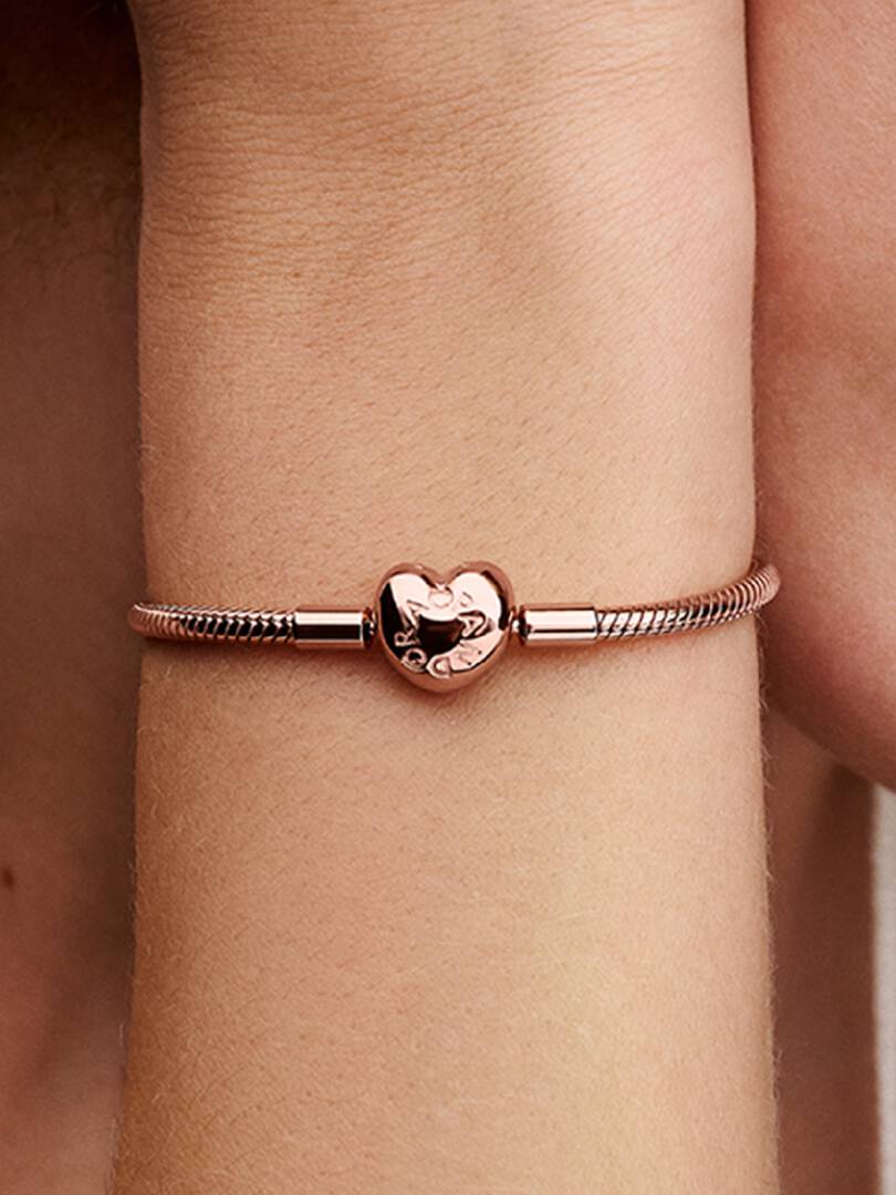 Bracciale Moments con Chiusura a Cuore